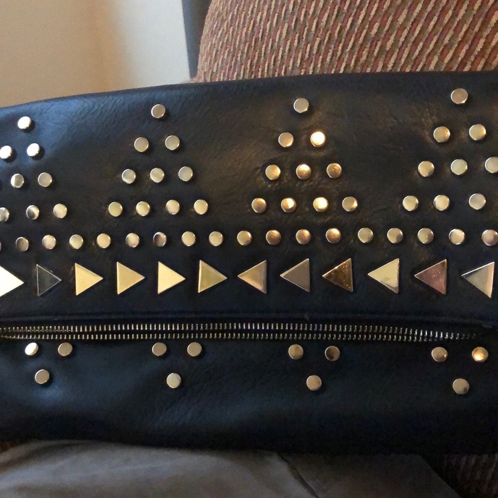 Black and gold clutch/crossbody